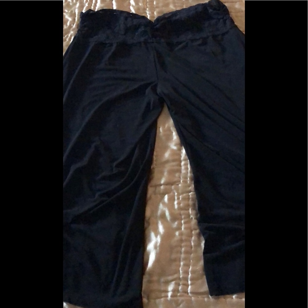 Wide leg capris